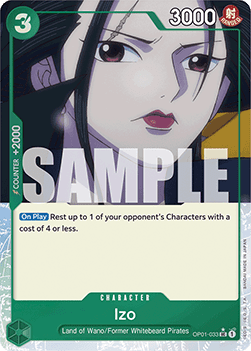 OPTCG The Best PRB01-OP01-033 Izo Extended Art