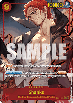 OPTCG The Best PRB01-OP01-120 Shanks (SEC) Alternate Art