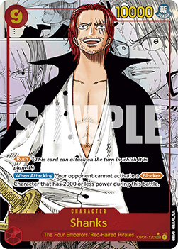 OPTCG The Best PRB01-OP01-120 Shanks (SEC) Manga Rare