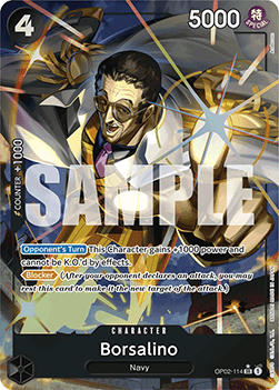 OPTCG The Best PRB01-OP02-114 Borsalino (SR) Alternate Art