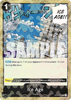 OPTCG The Best PRB01-OP02-117 Ice Age Jolly Roger