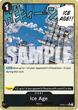 OPTCG The Best PRB01-OP02-117 Ice Age Extended Art