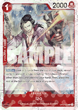 OPTCG The Best PRB01-OP03-003 Izo Jolly Roger