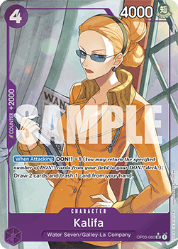 OPTCG The Best PRB01-OP03-060 Kalifa Extended Art