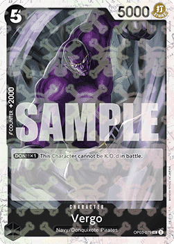 OPTCG The Best PRB01-OP03-079 Vergo Jolly Roger