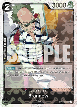 OPTCG The Best PRB01-OP03-089 Brannew Jolly Roger