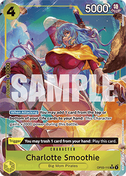 OPTCG The Best PRB01-OP03-110 Charlotte Smoothie Extended Art