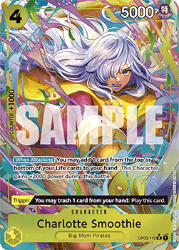 OPTCG The Best PRB01-OP03-110 Charlotte Smoothie Alternate Art