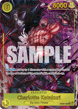 OPTCG The Best PRB01-OP03-123 Charlotte Katakuri (SEC) Alternate Art