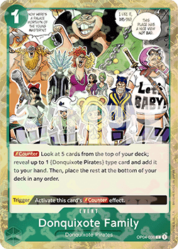 OPTCG The Best PRB01-OP04-036 Donquixote Family Jolly Roger
