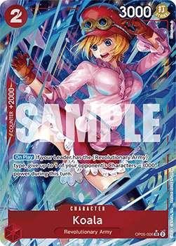 OPTCG The Best PRB01-OP05-006 Koala (SR) Alternate Art