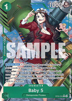 OPTCG The Best PRB01-OP05-034 Baby 5 Alternate Art