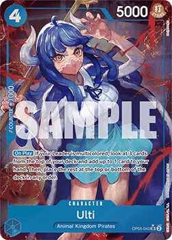 OPTCG The Best PRB01-OP05-043 Ulti (SR) Alternate Art