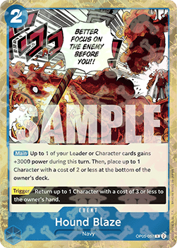 OPTCG The Best PRB01-OP05-057 Hound Blaze Jolly Roger