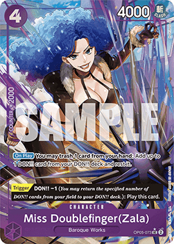 OPTCG The Best PRB01-OP05-073 Miss Doublefinger(Zala) Extended Art