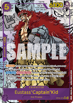 OPTCG The Best PRB01-OP05-074 Eustass"Captain"Kid (SR) Manga Rare