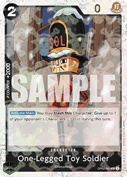 OPTCG The Best PRB01-OP05-081 One-Legged Toy Soldier Jolly Roger