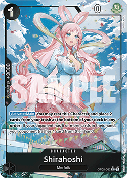 OPTCG The Best PRB01-OP05-082 Shirahoshi Extended Art