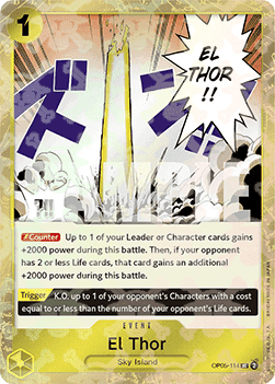 OPTCG The Best PRB01-OP05-114 El Thor Jolly Roger