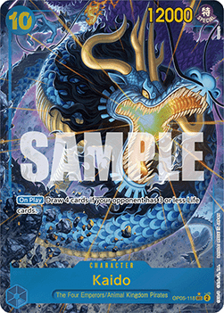 OPTCG The Best PRB01-OP05-118 Kaido (SEC) Alternate Art