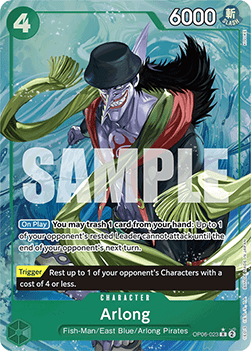 OPTCG The Best PRB01-OP06-023 Arlong Alternate Art