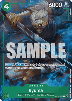 OPTCG The Best PRB01-OP06-036 Ryuma Extended Art