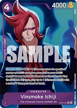 OPTCG The Best PRB01-OP06-060 Vinsmoke Ichiji Extended Art