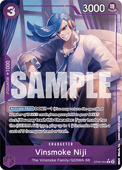 OPTCG The Best PRB01-OP06-064 Vinsmoke Niji Extended Art