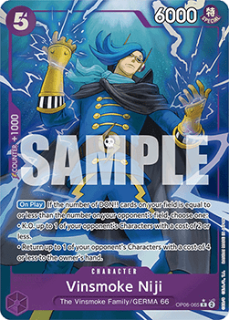 OPTCG The Best PRB01-OP06-065 Vinsmoke Niji Extended Art