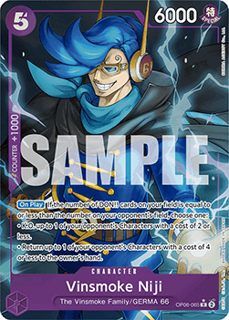 OPTCG The Best PRB01-OP06-065 Vinsmoke Niji Alternate Art