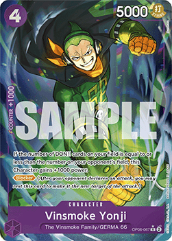 OPTCG The Best PRB01-OP06-067 Vinsmoke Yonji Extended Art