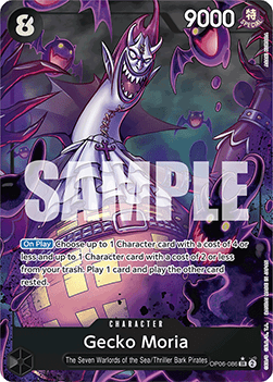 OPTCG The Best PRB01-OP06-086 Gecko Moria (SR) Alternate Art