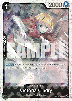 OPTCG The Best PRB01-OP06-091 Victoria Cindry Jolly Roger