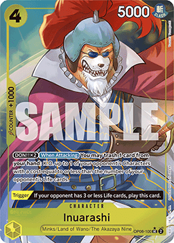 OPTCG The Best PRB01-OP06-100 Inuarashi Extended Art