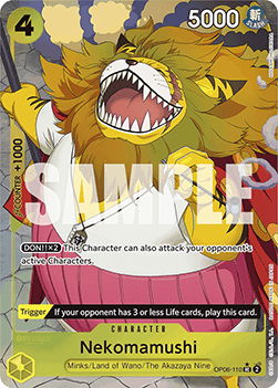 OPTCG The Best PRB01-OP06-110 Nekomamushi Extended Art