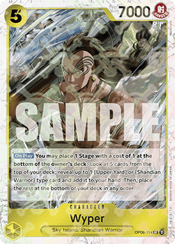 OPTCG The Best PRB01-OP06-114 Wyper Jolly Roger