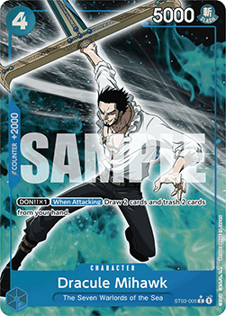 OPTCG The Best PRB01-ST03-005 Dracule Mihawk Extended Art