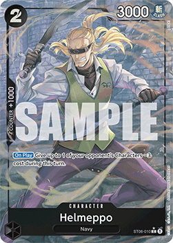 OPTCG The Best PRB01-ST06-010 Helmeppo Extended Art