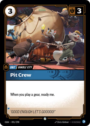 Riftbound Origins 091/298 Pit Crew Foil