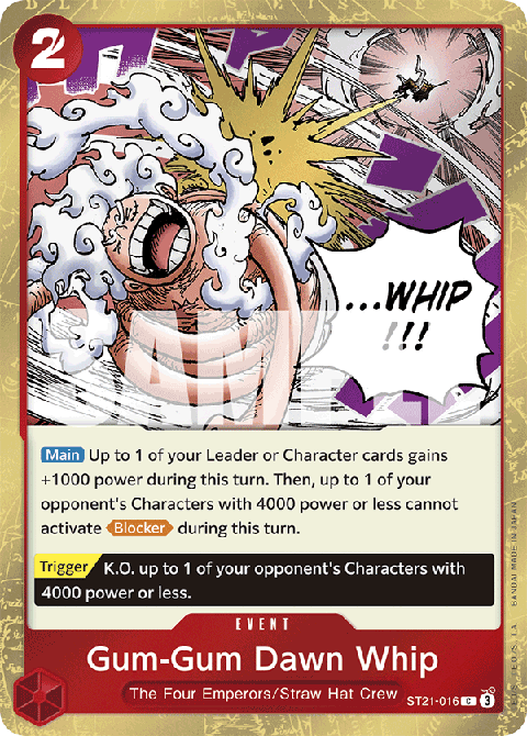 Gum-Gum Dawn Whip (ST21-016)