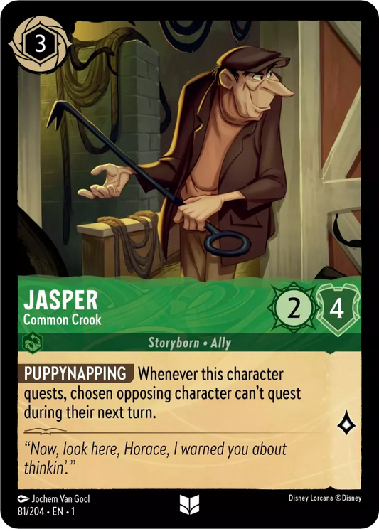 Lorcana The First Chapter 081/204 Jasper Common Crook Foil