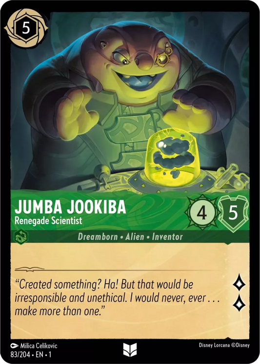 Lorcana The First Chapter 083/204 Jumba Jookiba Renegade Scientist Foil