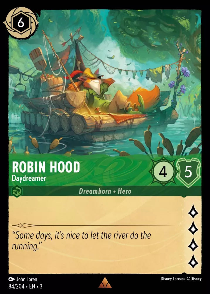 Lorcana Into the Inklands 084/204 Robin Hood Daydreamer