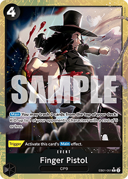 OPTCG The Best Vol.2 PRB02-EB01-051 Finger Pistol Alternate Art