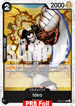 OPTCG The Best Vol.2 PRB02-OP04-077 Ideo PRB Foil