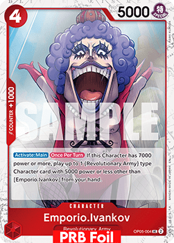 OPTCG The Best Vol.2 PRB02-OP05-004 Emporio.Ivankov PRB Foil