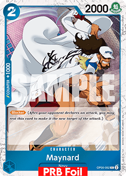 OPTCG The Best Vol.2 PRB02-OP05-052 Maynard PRB Foil