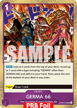 OPTCG The Best Vol.2 PRB02-OP06-078 Germa 66 PRB Foil