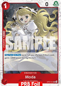 OPTCG The Best Vol.2 PRB02-OP07-014 Moda PRB Foil