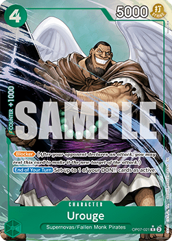 OPTCG The Best Vol.2 PRB02-OP07-021 Urouge Alternate Art